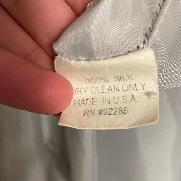 90’s Vintage bebe silk mini dress - Picture 4 of 5